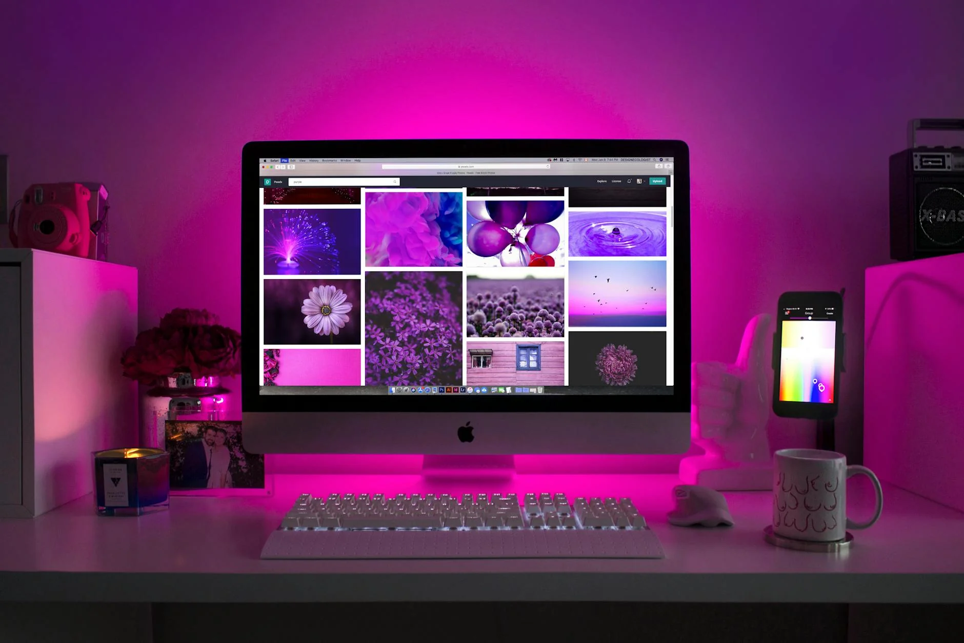 Creative web design layout in progress illustrative graphic