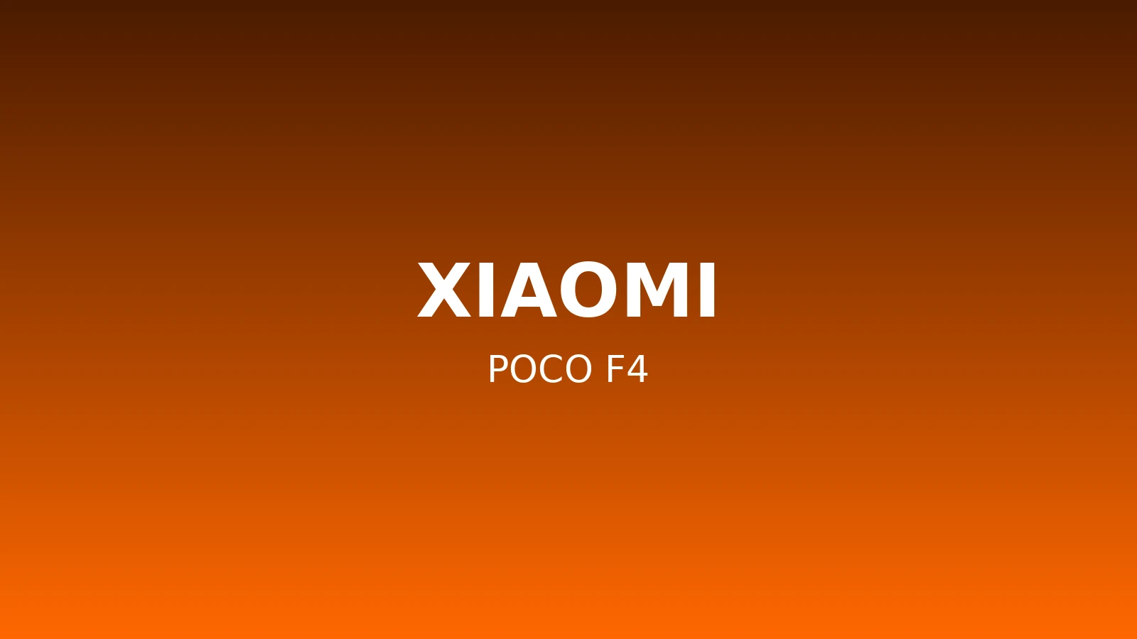 POCO F4