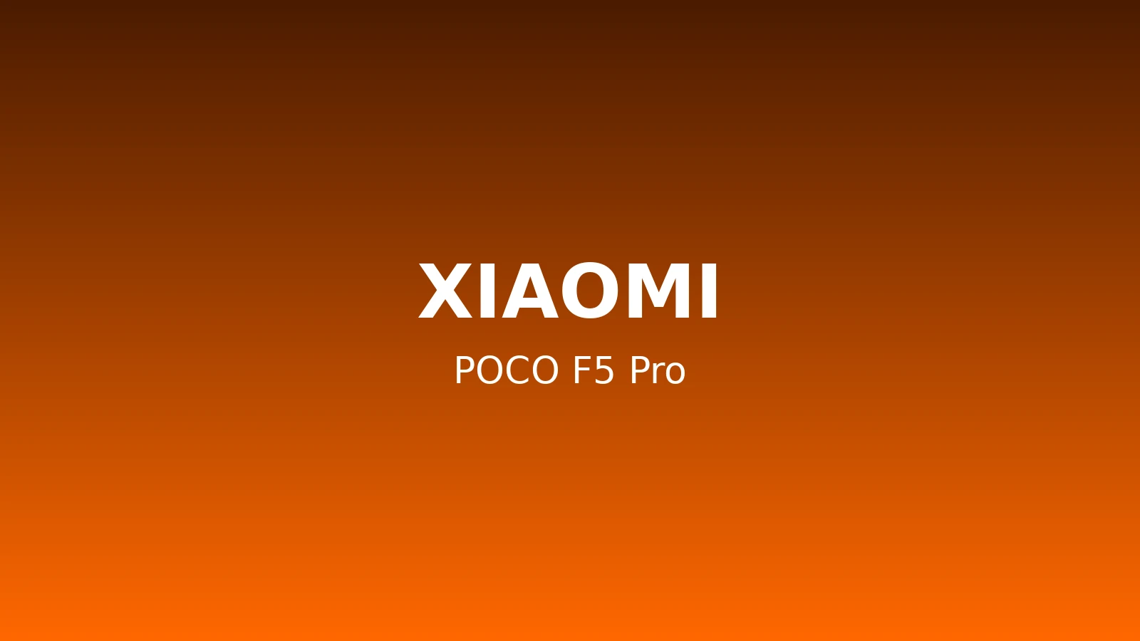 POCO F5 Pro