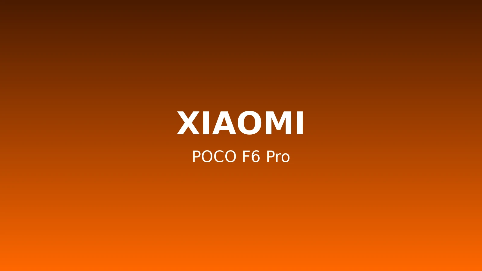 POCO F6 Pro