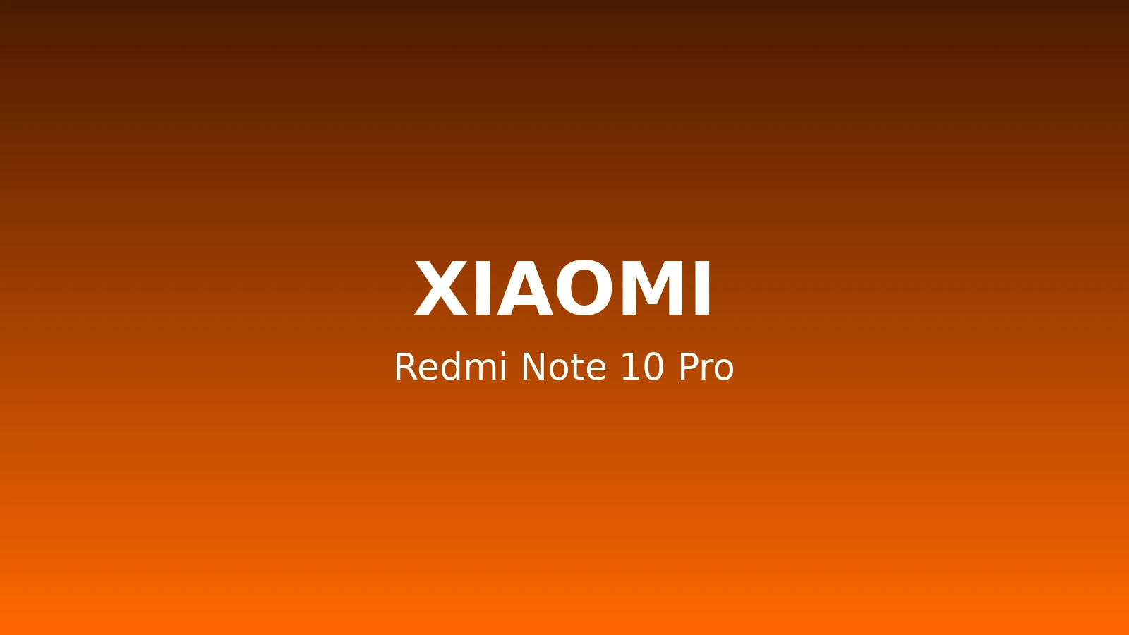 Redmi Note 10 Pro