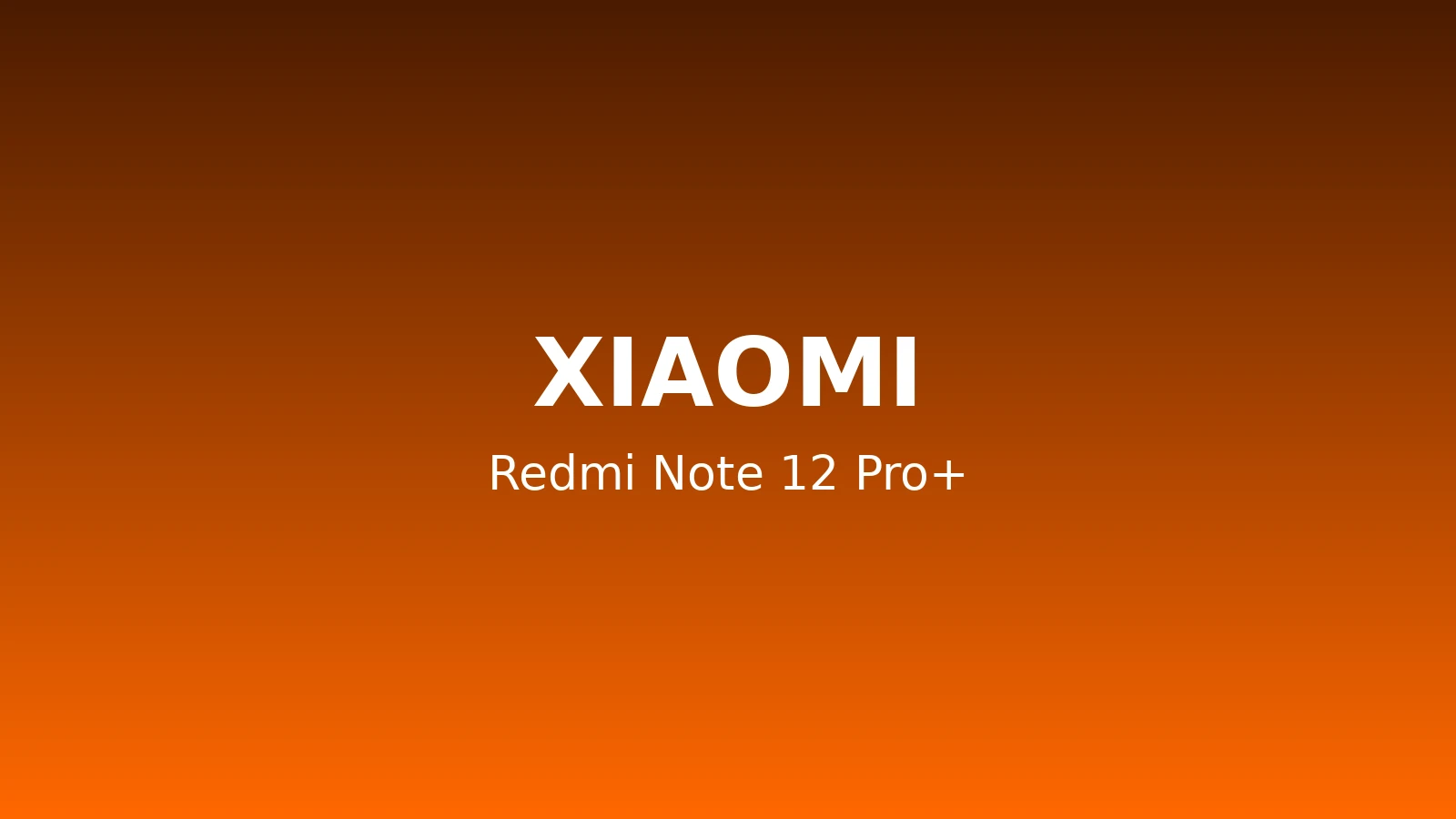Redmi Note 12 Pro+