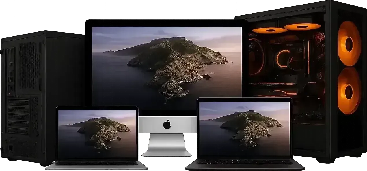 Technicians repairing computers in Niagara