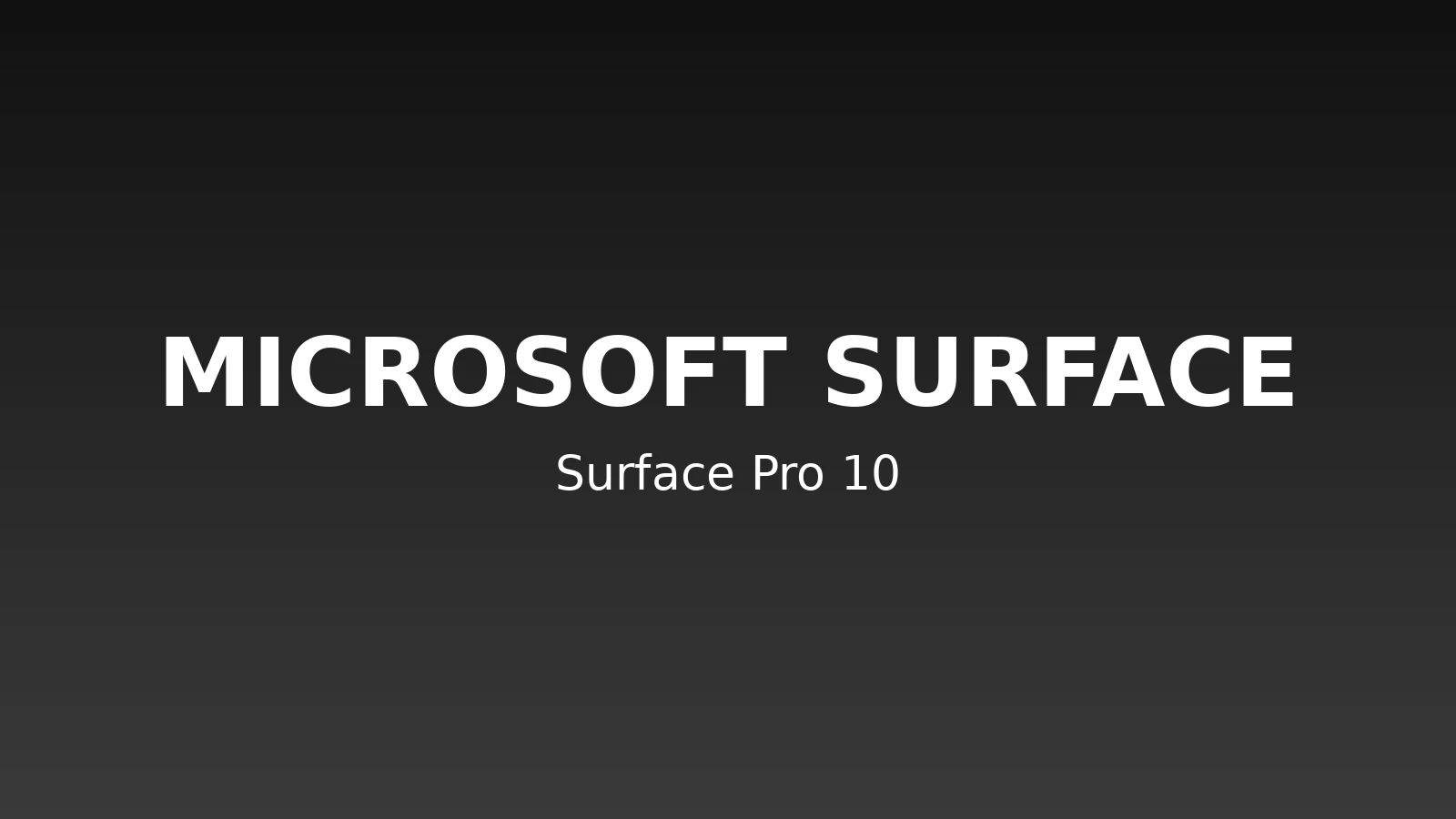 Surface Pro 10